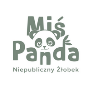 Logo miś Panda żłobek w Bielsku-Białej